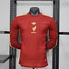 Joyfball 2025 Player Version Mexico National Red Long sleeved Football Shirt 1:1 Thai Quality（The player version jersey is a bit tight, please pay attention to the size selection）