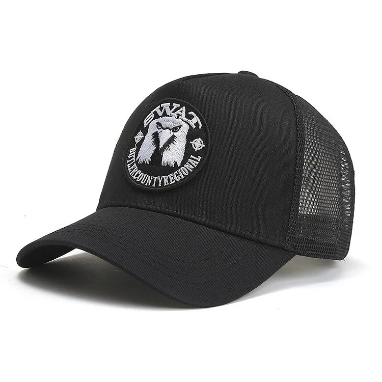 Men Women SWAT Eagle Baseball Cap Patch Embroidered Snapback Army Cap Male American Eagle Summer Breathable Sun Hat Tactical Cap