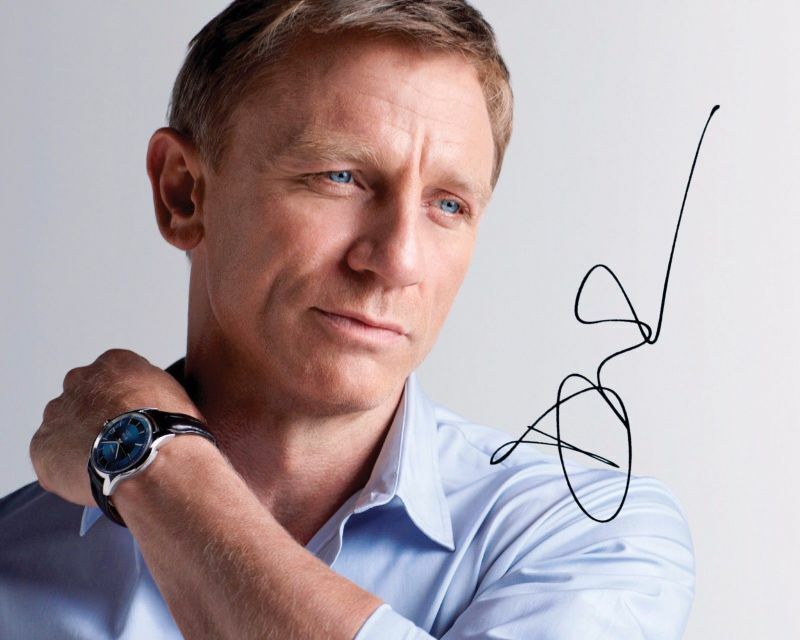 Daniel Craig Autograph Signed Photo Poster painting Print