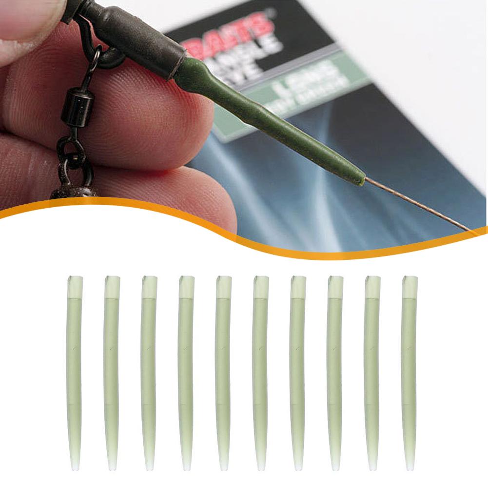 

Wear-resistance Rubber Tip Tube Anti Wrap Sleeve Connect with Fish Hook, Green, 501 Original