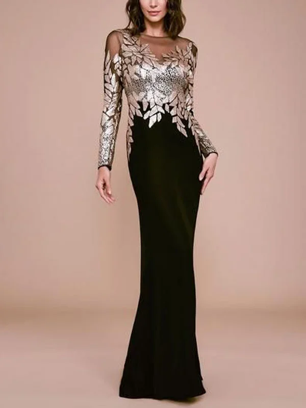 Sexy sequin lace women's dress