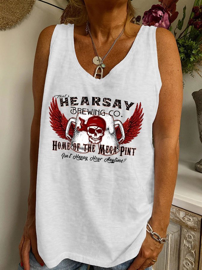 That&#039;s Hearsay Brewing Co Print Tank Top