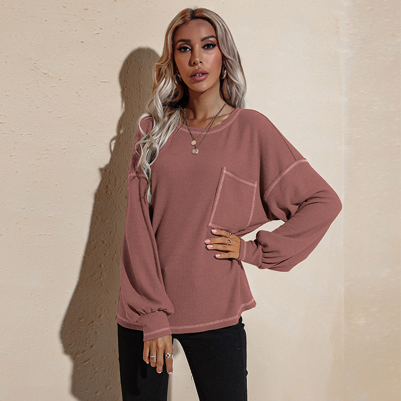 Woman Fashion Long Sleeve Casual Shirts & Tops