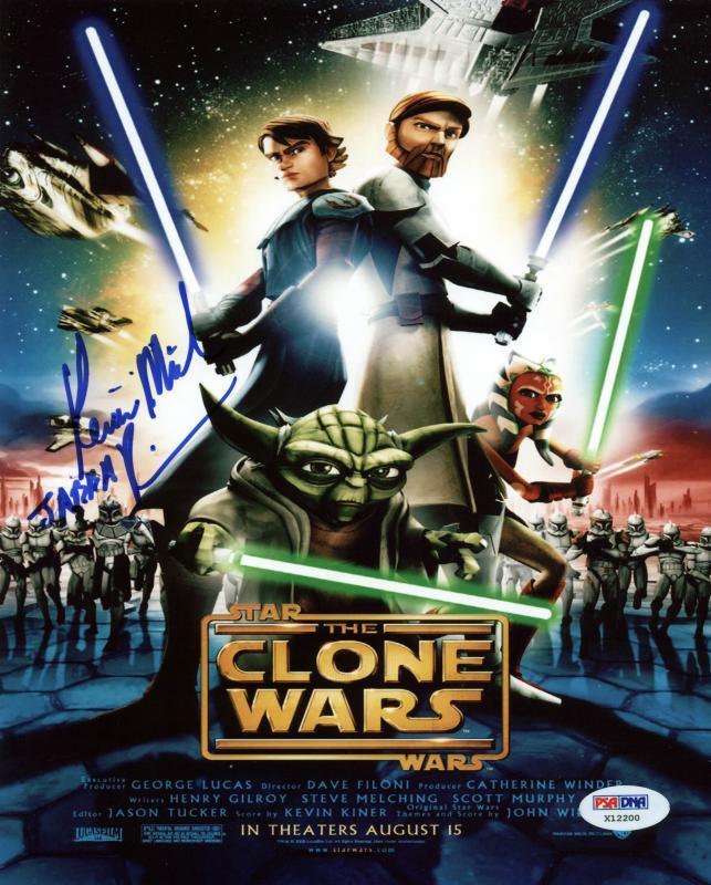 Kevin Michael Richardson Star Wars: The Clone Wars Signed 8X10 Photo Poster painting PSA #X12200