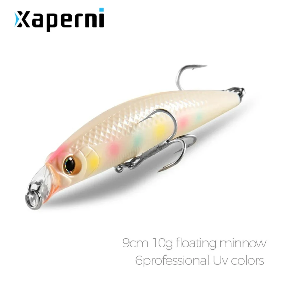 Xaperni Retail  hot good fishing lures minnow,Xaperni quality professional baits 90mm/10g,swimbait jointed bait Crankbait