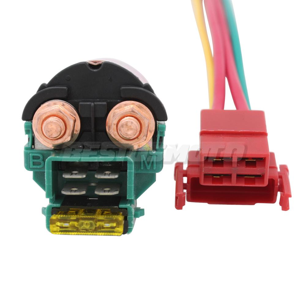 Motorcycle Starter Relay Solenoid + Plug For Honda Shadow VLX 600 VLX600 VT600C VT600CL VT600CD Deluxe 1988-2007