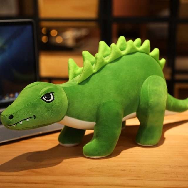 Large & Small Stegosaurus Stuffed Animal Soft Dinosaur Plush Squishy Toy