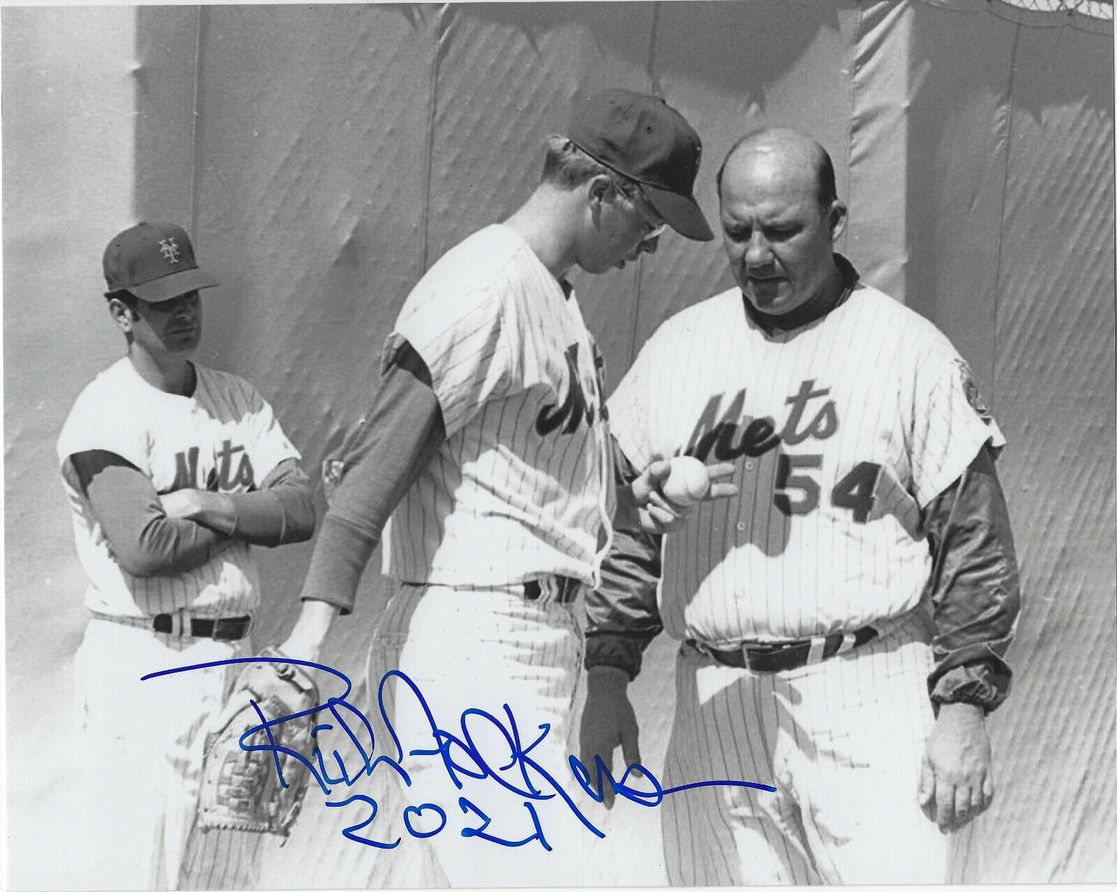 Autographed RICH FOLKERS New York Mets 8x10 Photo Poster painting - w/COA