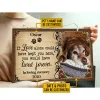 Custom Photo Cat Dog If Love Alone Photo Gift Pet Memorial Gift Custom Wood Rectangle Sign