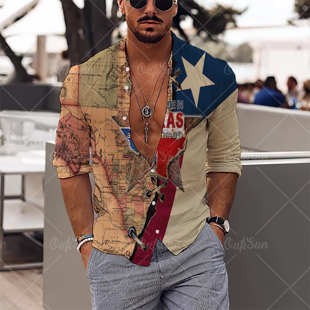 Outdoor Casual Long Sleeve Shirt |Fashion Men's Shirt