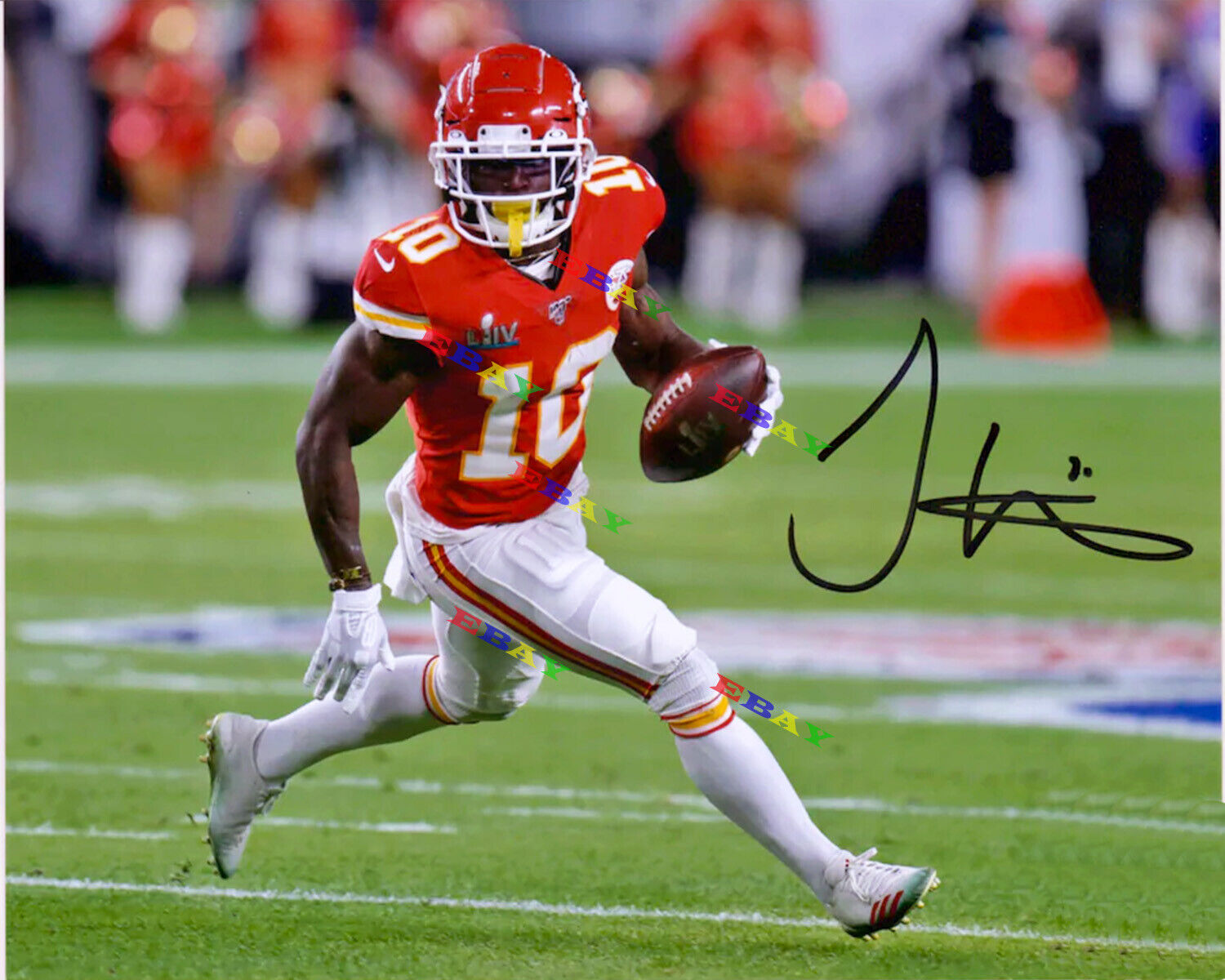 Tyreek Hill Kansas City Chiefs Signed Autographed 8x10 Photo Poster painting Reprint