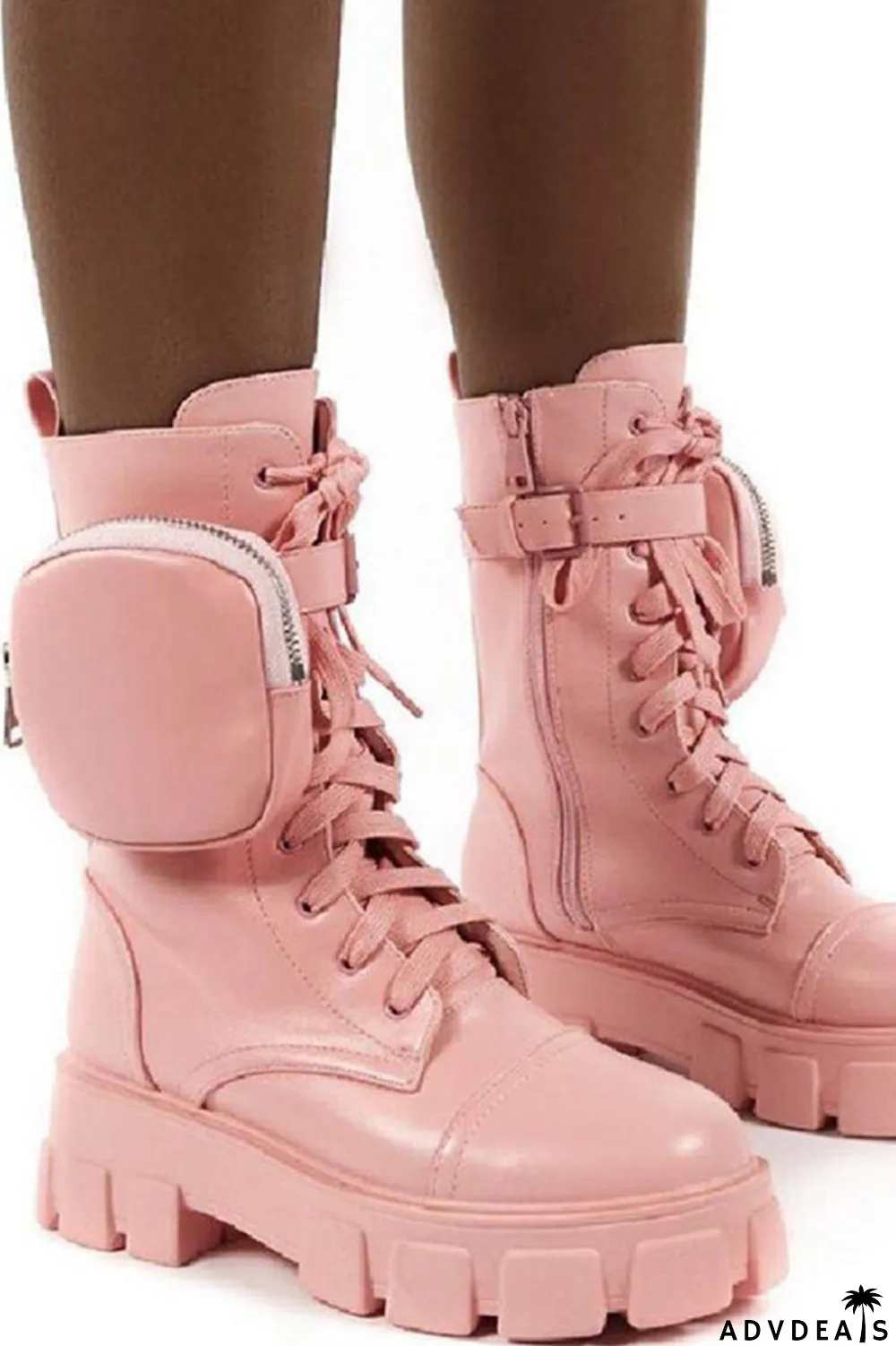 Black Casual Round Shoes