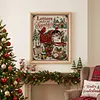 Santa Mail DIY 11CT 3 Strand Stamped Cross Stitch Kit for Adults 40x50cm tapestrymarket