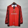 1996-1998 Retro Manchester United Home Long sleeve Football Shirt 1:1 Thai Quality
