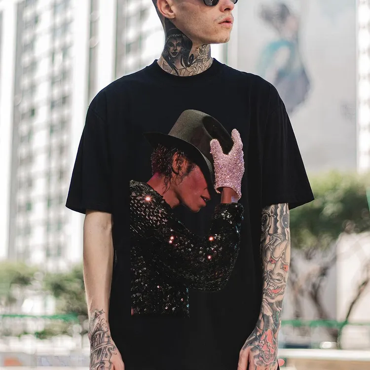 Michael Jackson Performance Printed Men's T-shirt