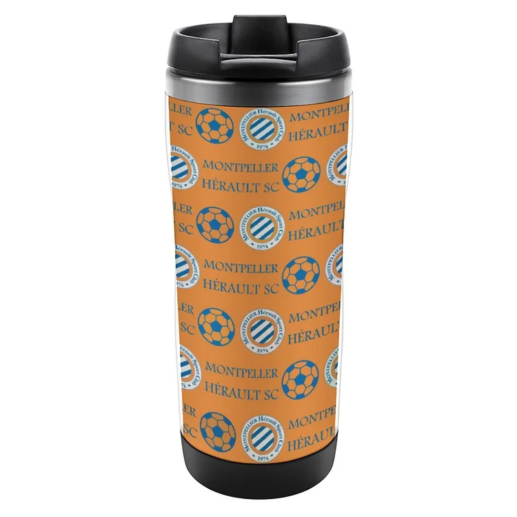 Montpellier Hérault SC Tasse À Café En Acier Inoxydable Tasse Isolante Travel Mug Avec Couvercle