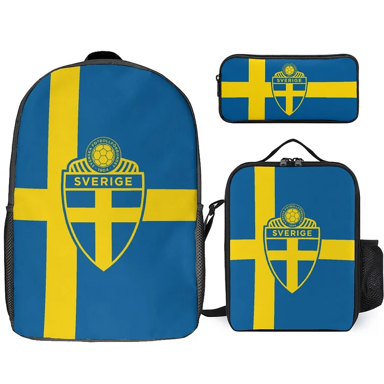 Schweden Student Schulranzen Lunchbag Stifttasche Kombination