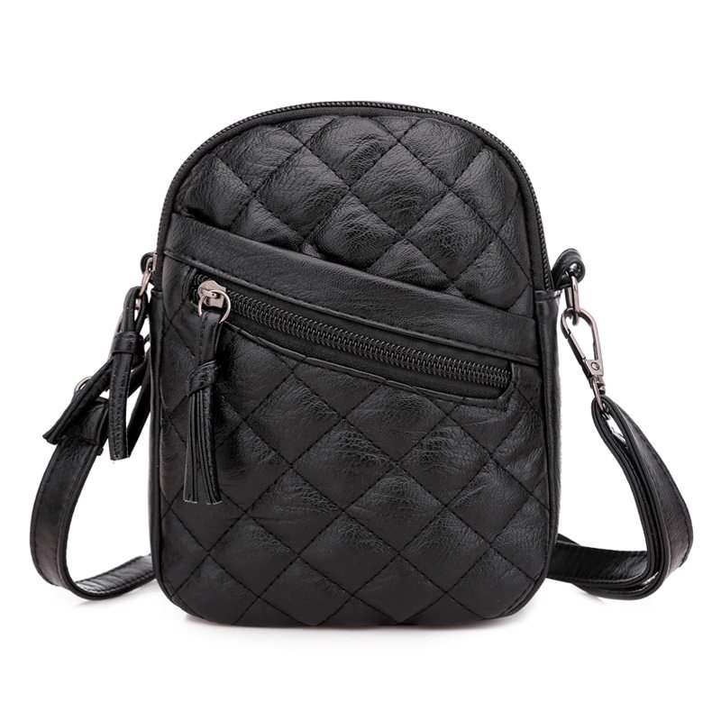 Women Mini Vintage Lightweight Roomy Soft Leather Shoulder Bag ...