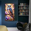(40*70cm)Owl - Full Round Drill Diamond Painting