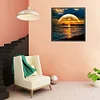 (40*40cm)Seaside Sunset - Full Round Drill Diamond Painting
