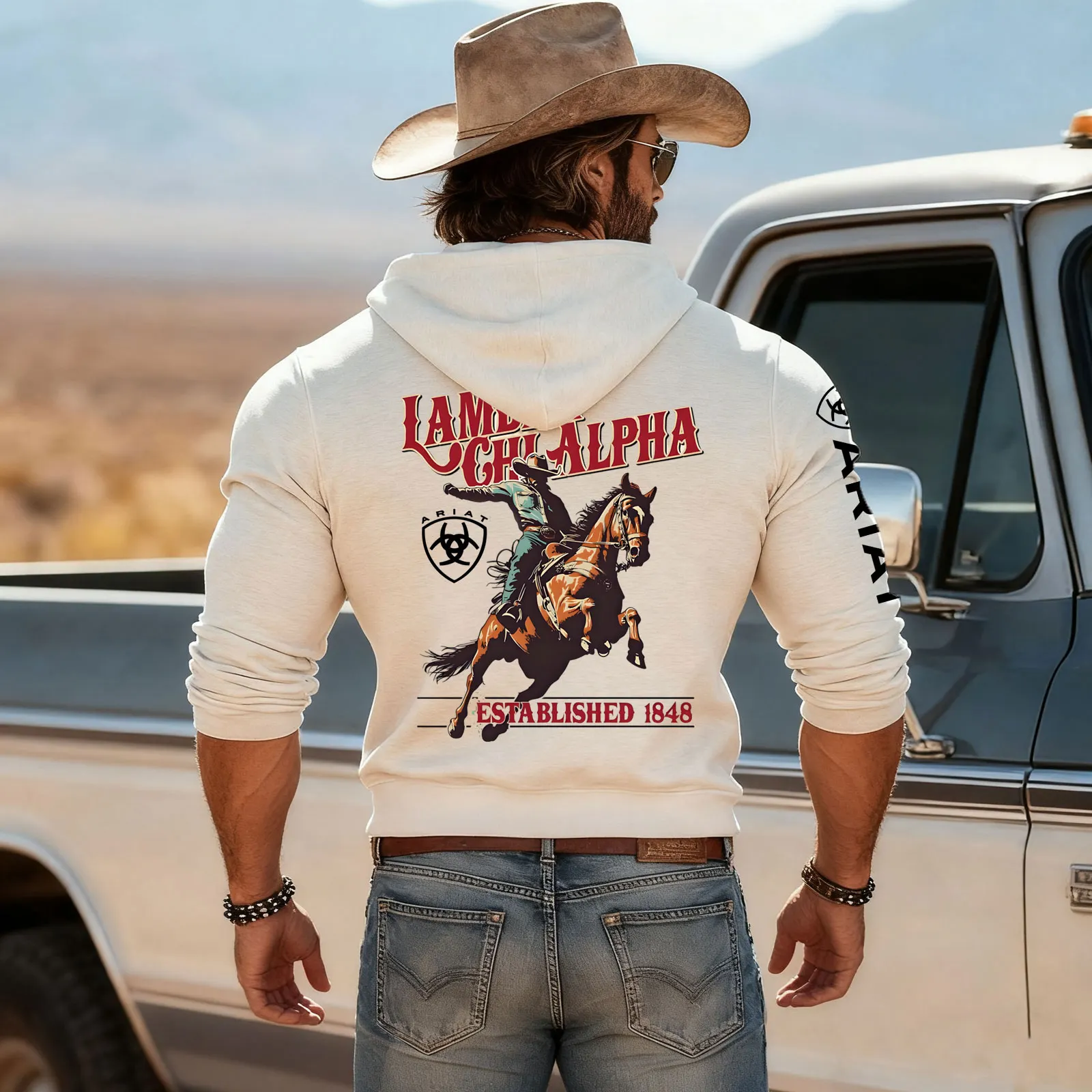 Western-Inspired Hoodie