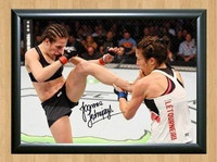 Joanna Jedrzejczyk MMA Signed Autographed Photo Poster painting Poster Print Memorabilia A2 Size 16.5x23.4