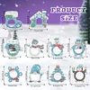 10Pcs Christmas Diamond Painting Photo Frame Hanging Pendant for Xmas Tree