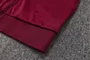 Joyfball 2025/2026 Kids Size Bayern Munich Long Zipped Jacket Maroon Retro version Football Jersey 1:1 Thai Quality 