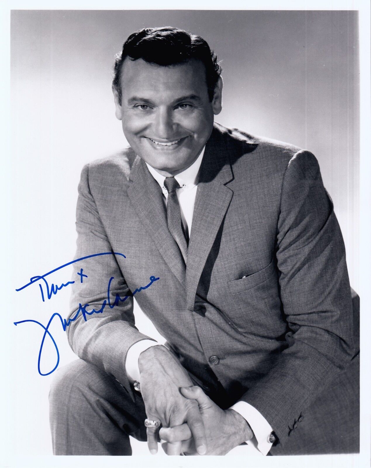 FRANKIE LAINE hand-signed FANTASTIC YOUNG 8x10 PORTRAIT authentic w/ UACC RD COA