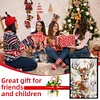 (US Local)Christmas Deer A5 Size Diamond Painting Notebook Set with 4Pcs Bookmark Gift
