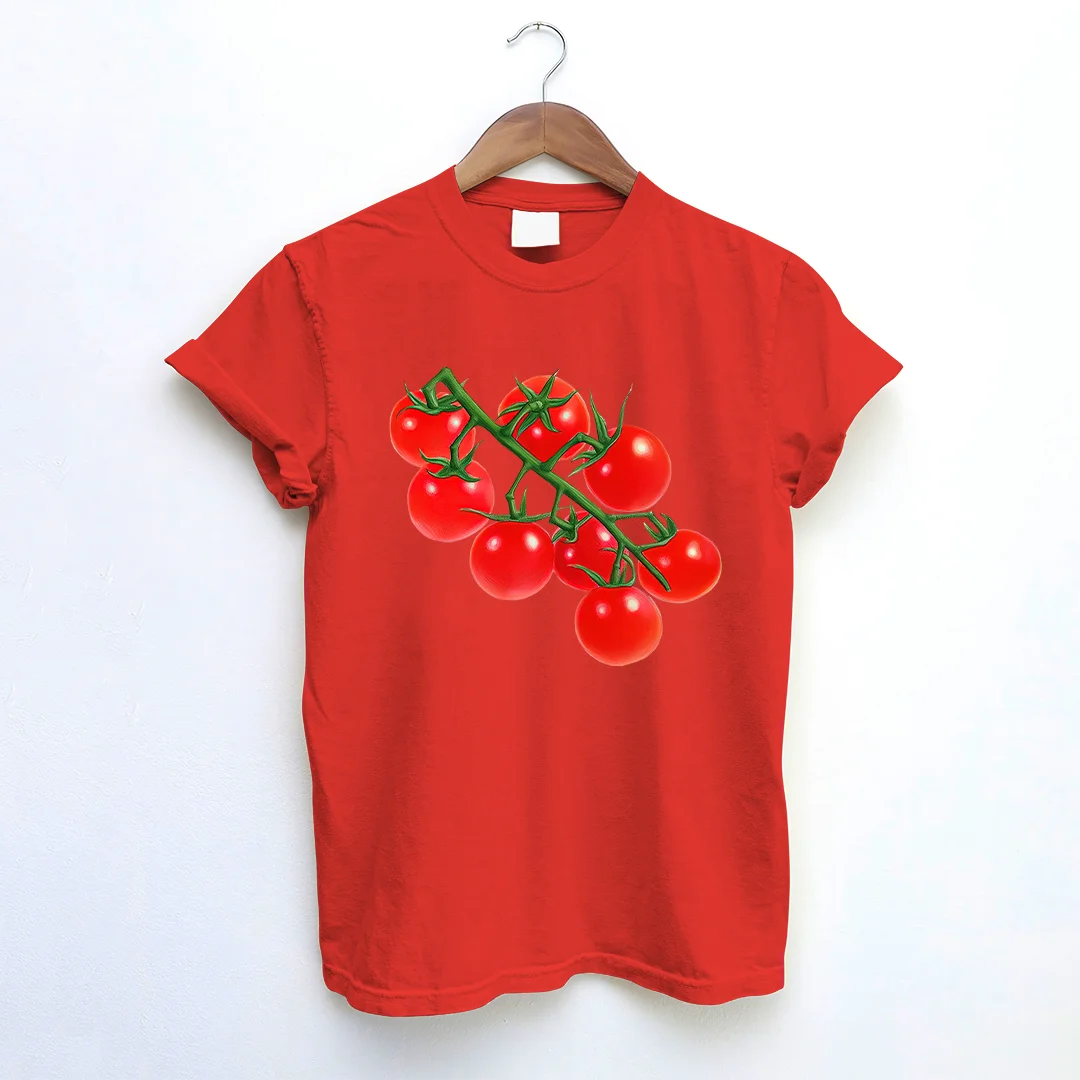 Tomato Fruit Boho Graphic T-shirt