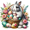 Diamond Painting-DIY Full Round Drill Easter Bunny