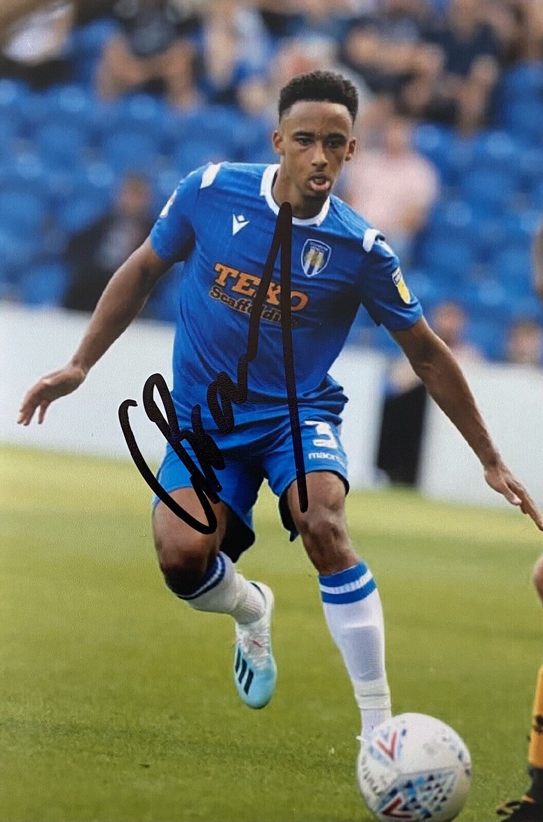 Cohen Bramall Genuine Hand Signed Colchester United 6X4 Photo Poster painting 4