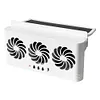 Solar Car Exhaust Fan with 3 Air Outlets Car Radiator Cooling Fan for All Cars