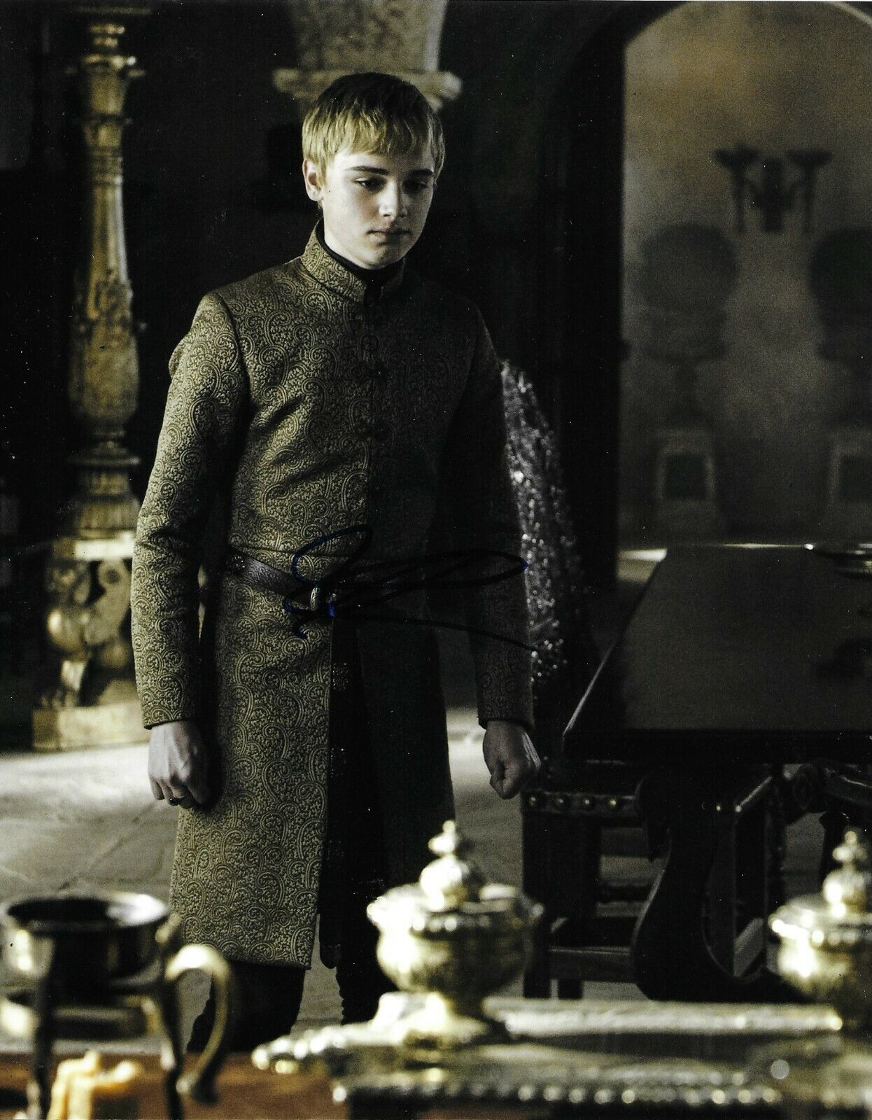 Dean-Charles Chapman Signed Game Of Thrones 10x8 Photo Poster painting AFTAL