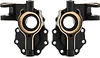 AMK TRX4 Brass Counterweight Black Coating Portal Axle Housing for 1/10 RC Crawler TRX6 TRX4 Upgrade Parts (6 in 1 Set)