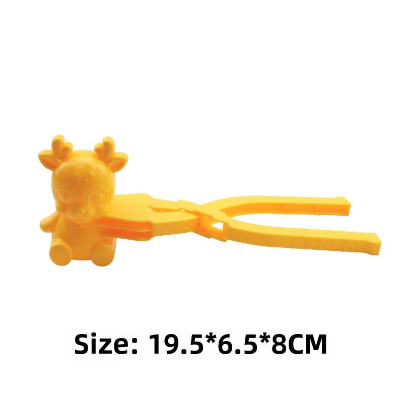 Children’s Winter Outdoor Toy Snow Clip Snowball Fight Artifact Snowflake Love Snowball Clip Play Snow Toy Sand Mold