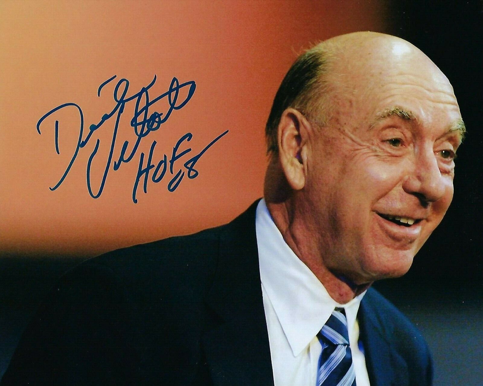 GFA NCAA ESPN Basketball Announcer * DICK VITALE * Signed 8x10 Photo Poster painting D4 COA