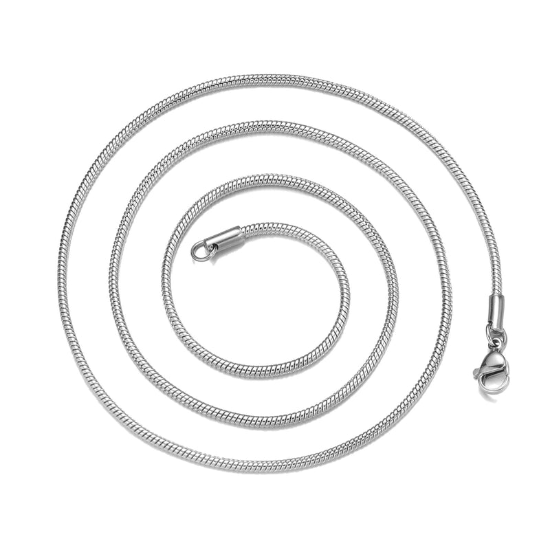 Stainless Steel Minimalist U Shape Solid Color Plating Necklace