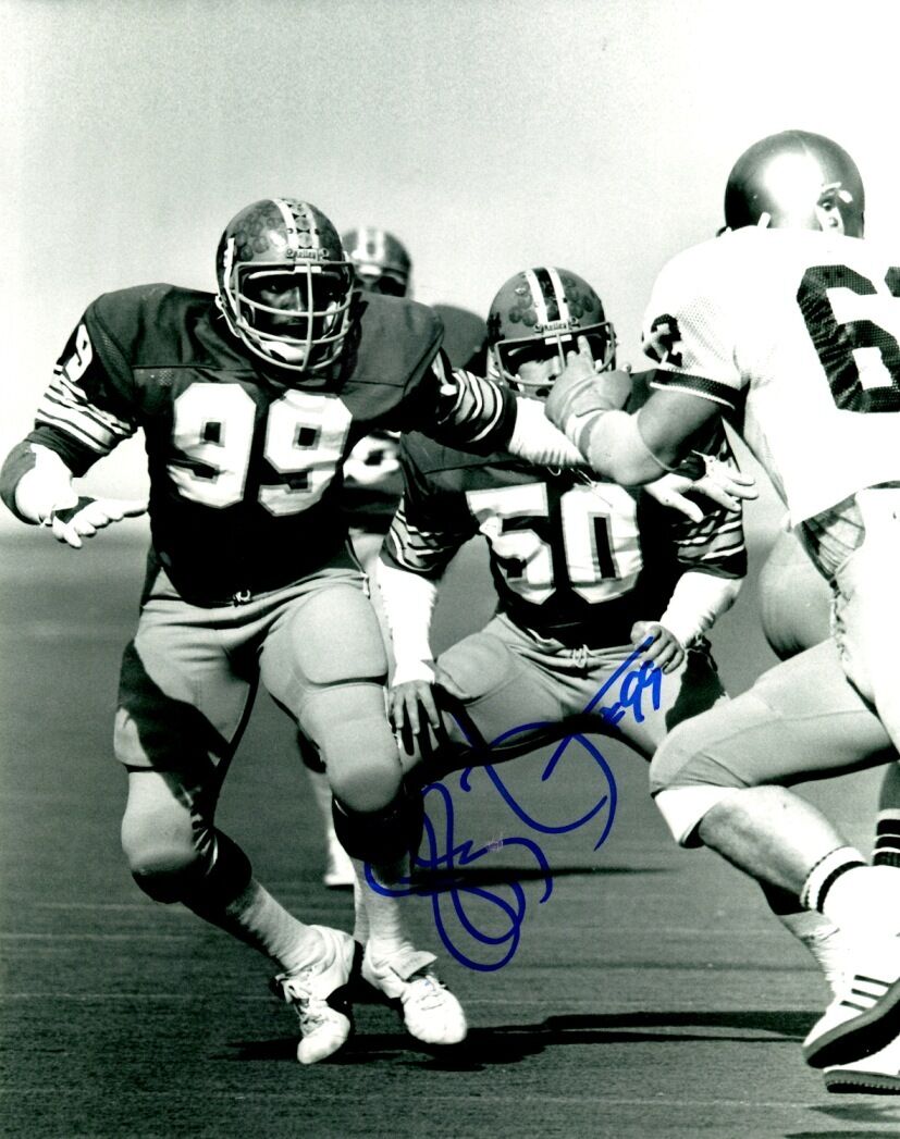 Autographed HUGH GREEN Pitt Panthers 8x10 Photo Poster painting - w/COA