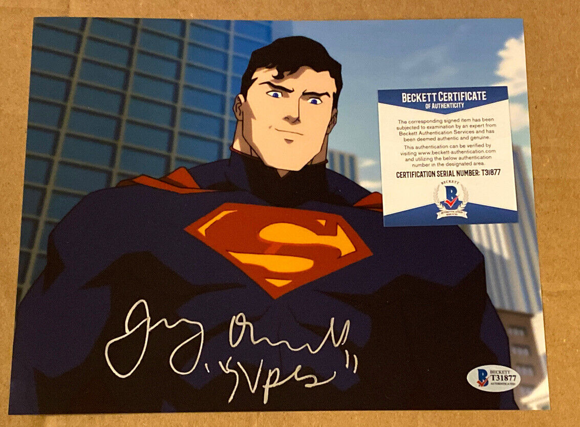 JERRY O'CONNELL SIGNED 8X10 SUPERMAN Photo Poster painting BECKETT CERTIFIED