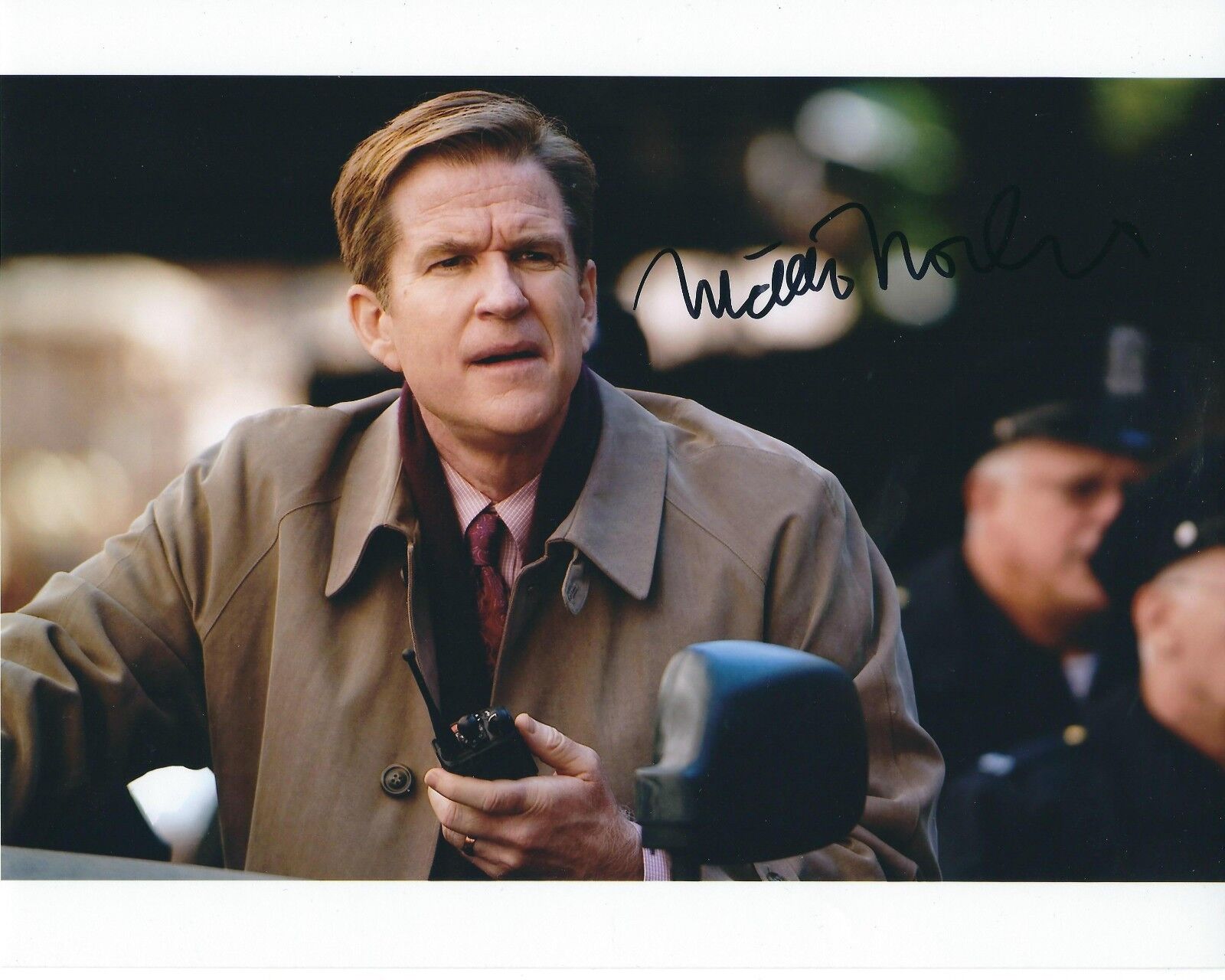 MATTHEW MODINE THE DARK KNIGHT RISES AUTOGRAPHED Photo Poster painting SIGNED 8X10 #3 FOLEY