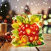 (US Local)Double Sided Special Shape Grapes House Diamond Painting LED Light Ornaments