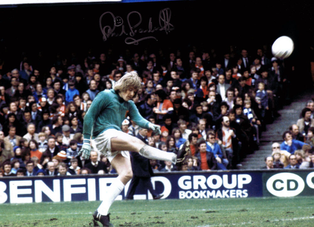 Phil Parkes SIGNED West Ham United Huge Photo Poster painting AFTAL COA