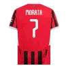 MORATA #7 AC Milan Home Soccer Jersey 2024/25 &ndash; UCL