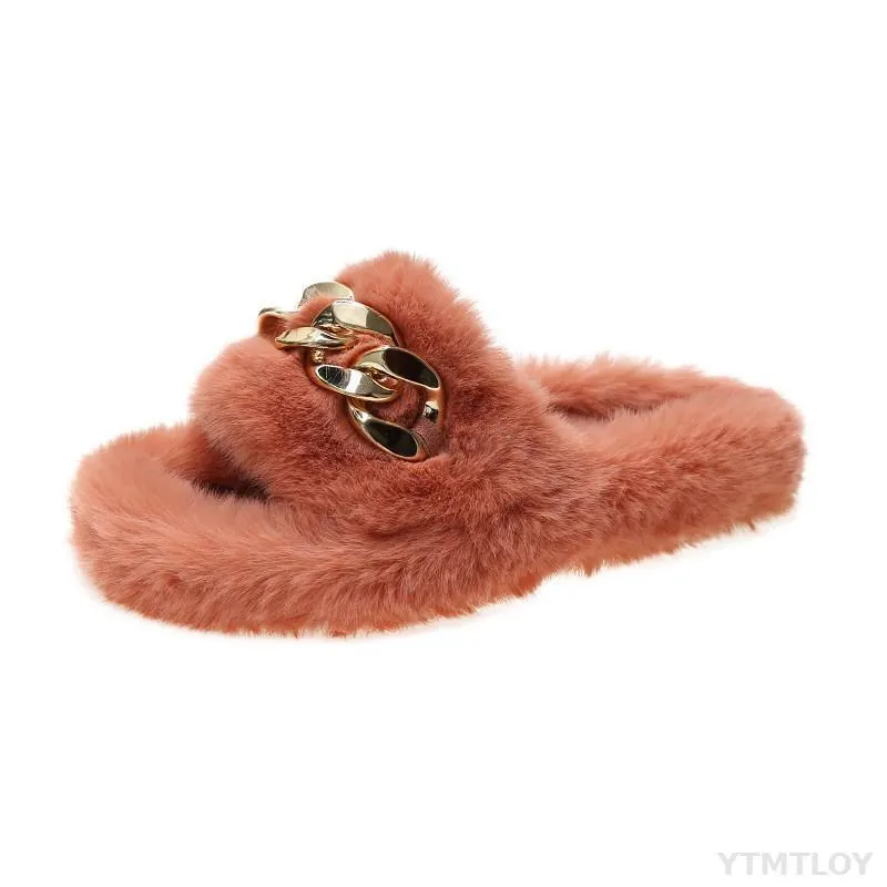 Women's Winter Warm Slippers Cozy Soft Plush Non Slip Flat Comfortable Luxury Indoor Ytmtloy House Shoes Sapatos Mulher