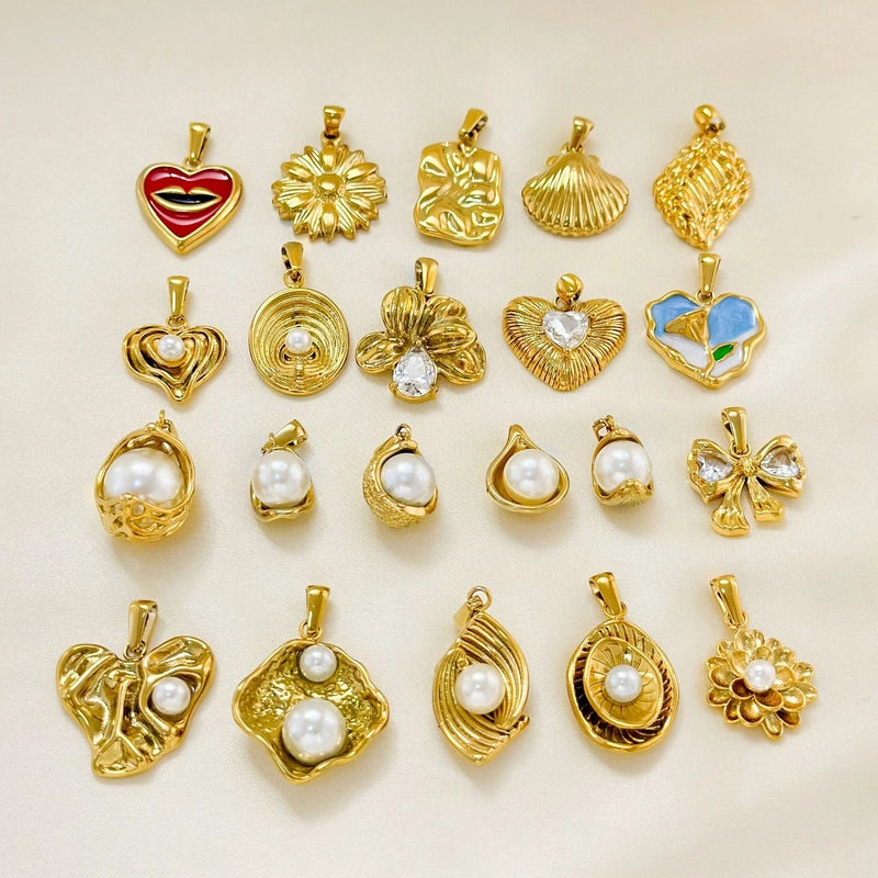 1 Piece 304 Stainless Steel Geometric Pendant Jewelry Accessories