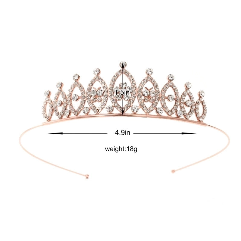 Factory Girl Crown Princess Simple Cute Headband Baby Festival Performance Hair Accessories Bride Crown Wedding Headdress