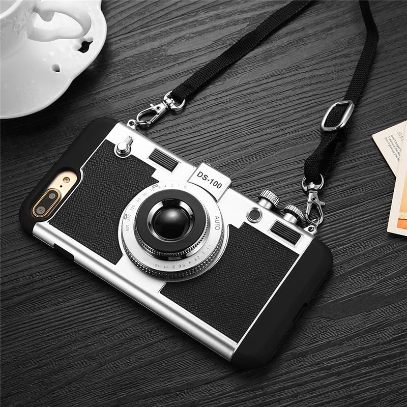 3D Simulated Camera Phone Case with Crossbody Strap