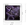 Elegante Dame - speziell geformte Diamond Painting - 30*30cm